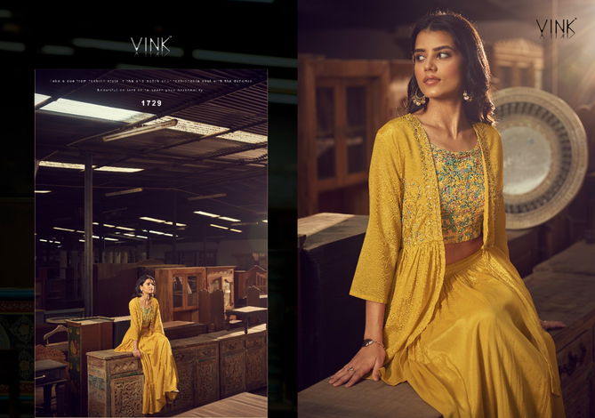 Limelight 2 By Vink 1727 To 1730 Party Wear Indo Western Lehenga Suppliers in India